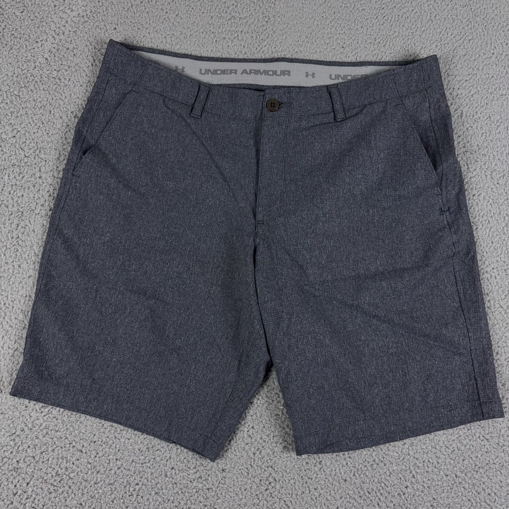 Under Armour Shorts Mens 40 Showdown Vented Chino 10" Golf Performance Elastic